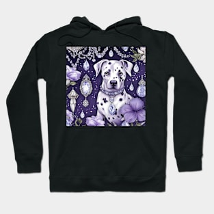 Jewelled Dalmatian Art Hoodie